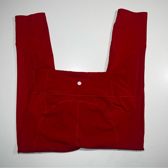Lululemon training all the right places cropped red legging - Picture 1 of 4